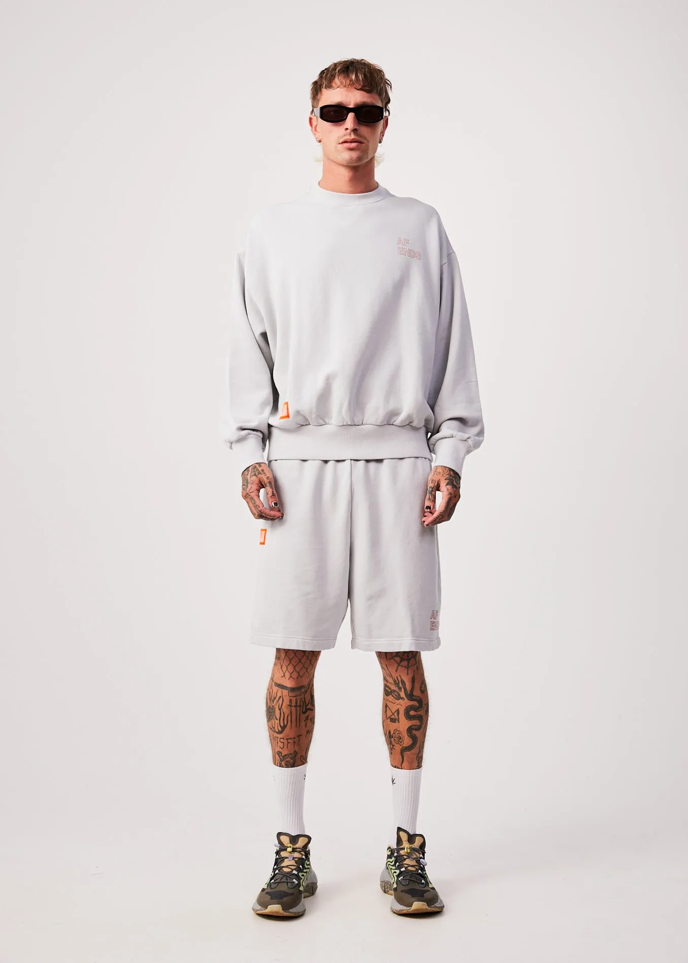 AFENDS Unisex Conditional - Unisex Crew Neck Jumper - Smoke sold by Afends product image thumbnail 5
