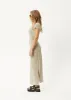 AFENDS Womens Kali - Sheer Maxi Dress - Pistachio Check sold by Afends
