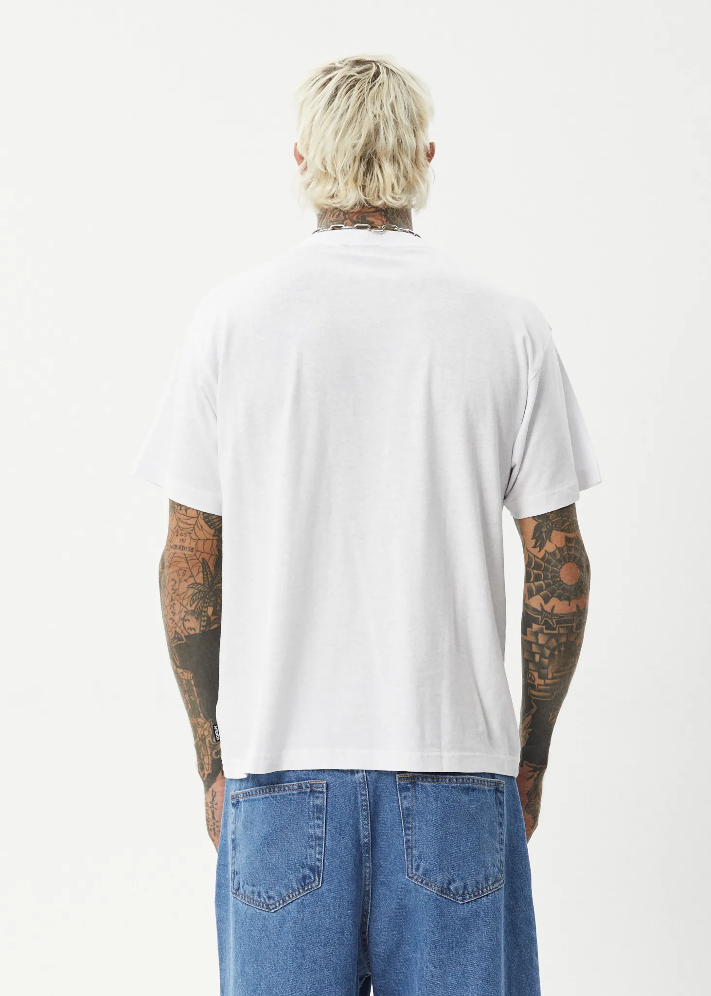 AFENDS Mens Foundation - Boxy Tee - White sold by Afends product image thumbnail 5