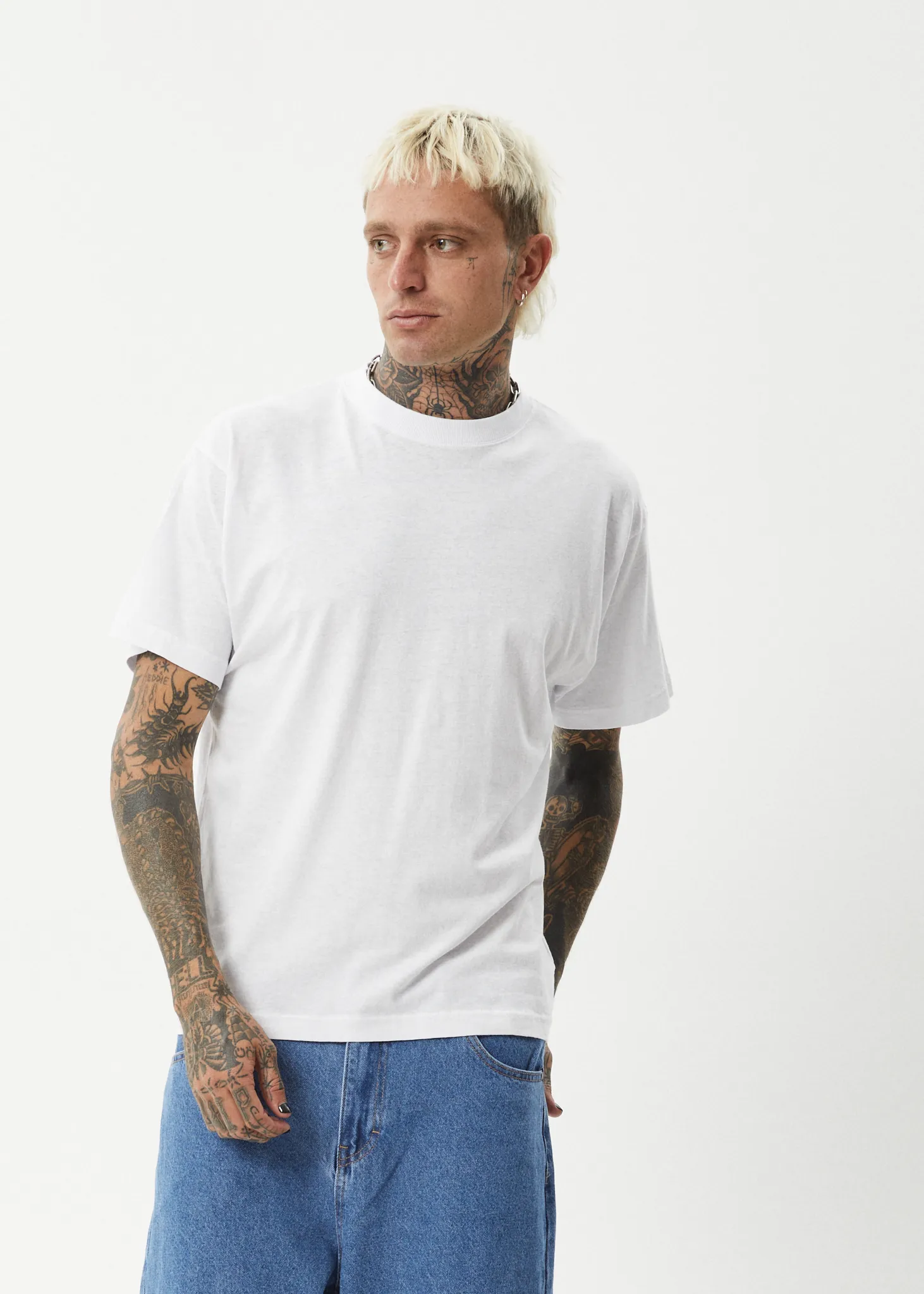 AFENDS Mens Foundation - Boxy Tee - White sold by Afends product image thumbnail 2