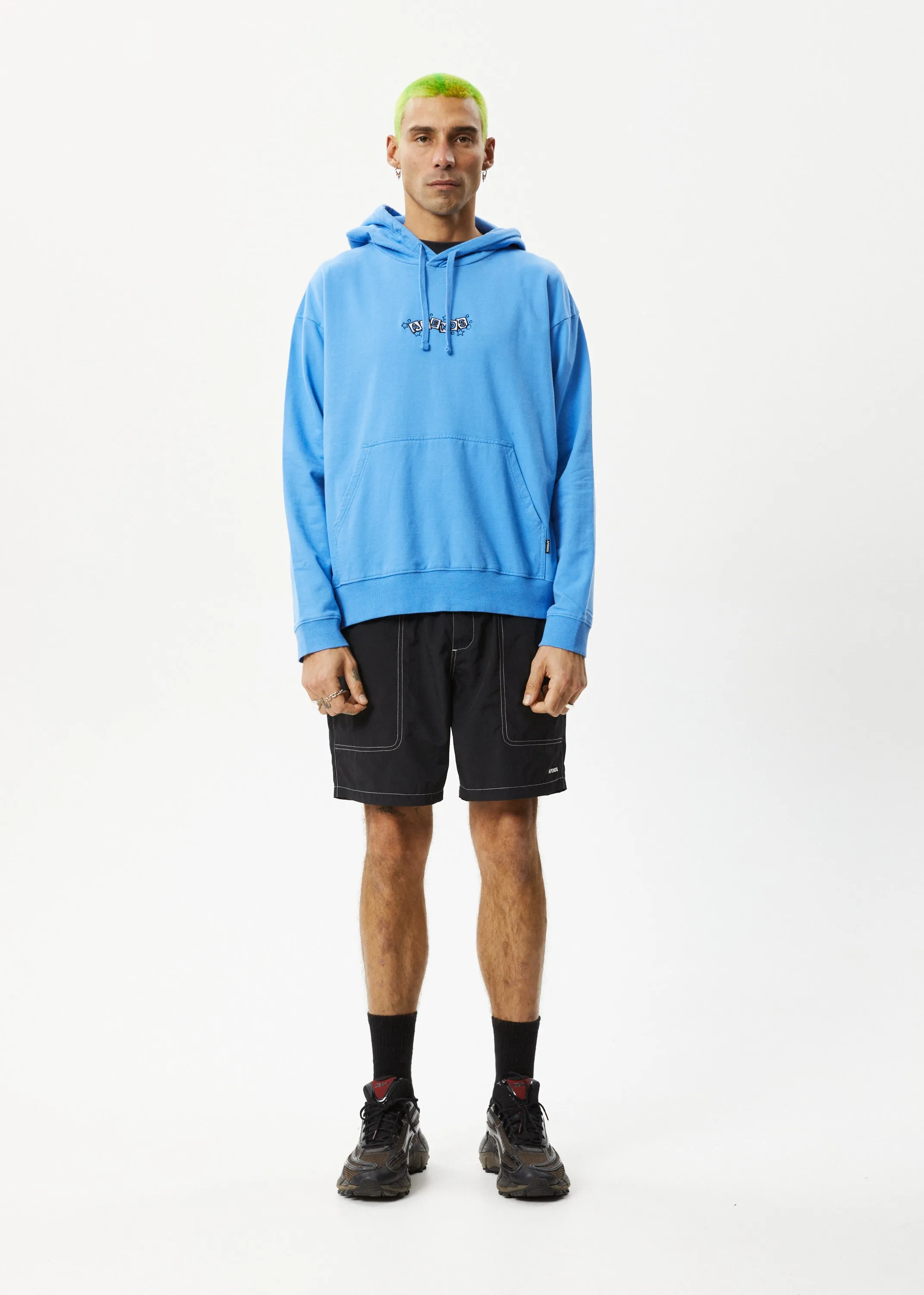 AFENDS Mens Solar System - Logo Hoodie - Arctic sold by Afends product image thumbnail 3