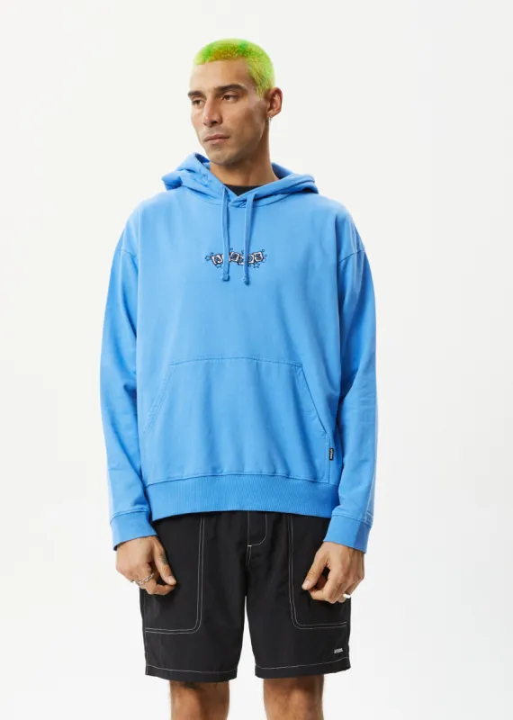 AFENDS Mens Solar System - Logo Hoodie - Arctic sold by Afends