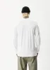 AFENDS Mens Essential - Long Sleeve Tee - White sold by Afends