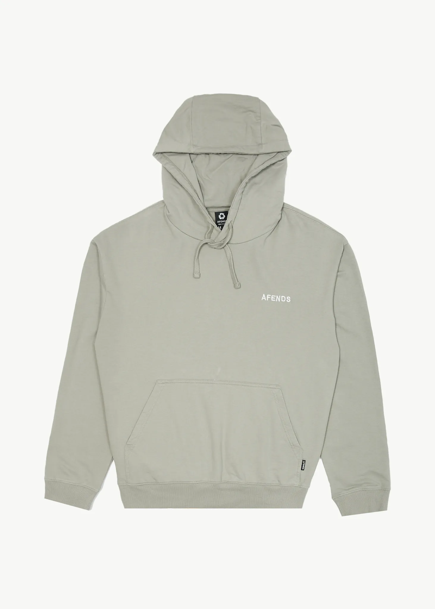 AFENDS Mens Icebergs - Logo Hoodie - Olive sold by Afends product image thumbnail 2