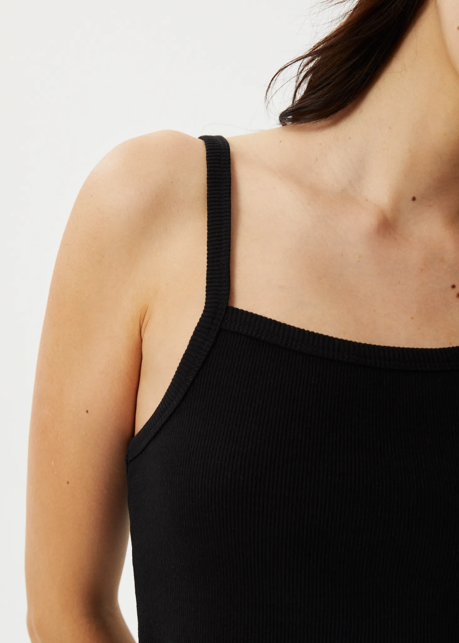 AFENDS Womens Taylor - Rib Singlet - Black sold by Afends product image thumbnail 2