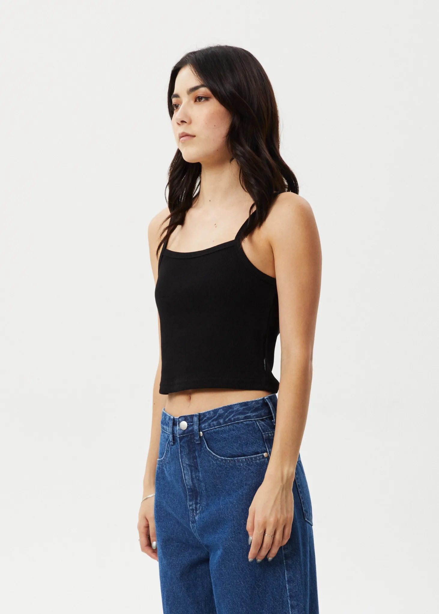 AFENDS Womens Taylor - Rib Singlet - Black sold by Afends product image thumbnail 4