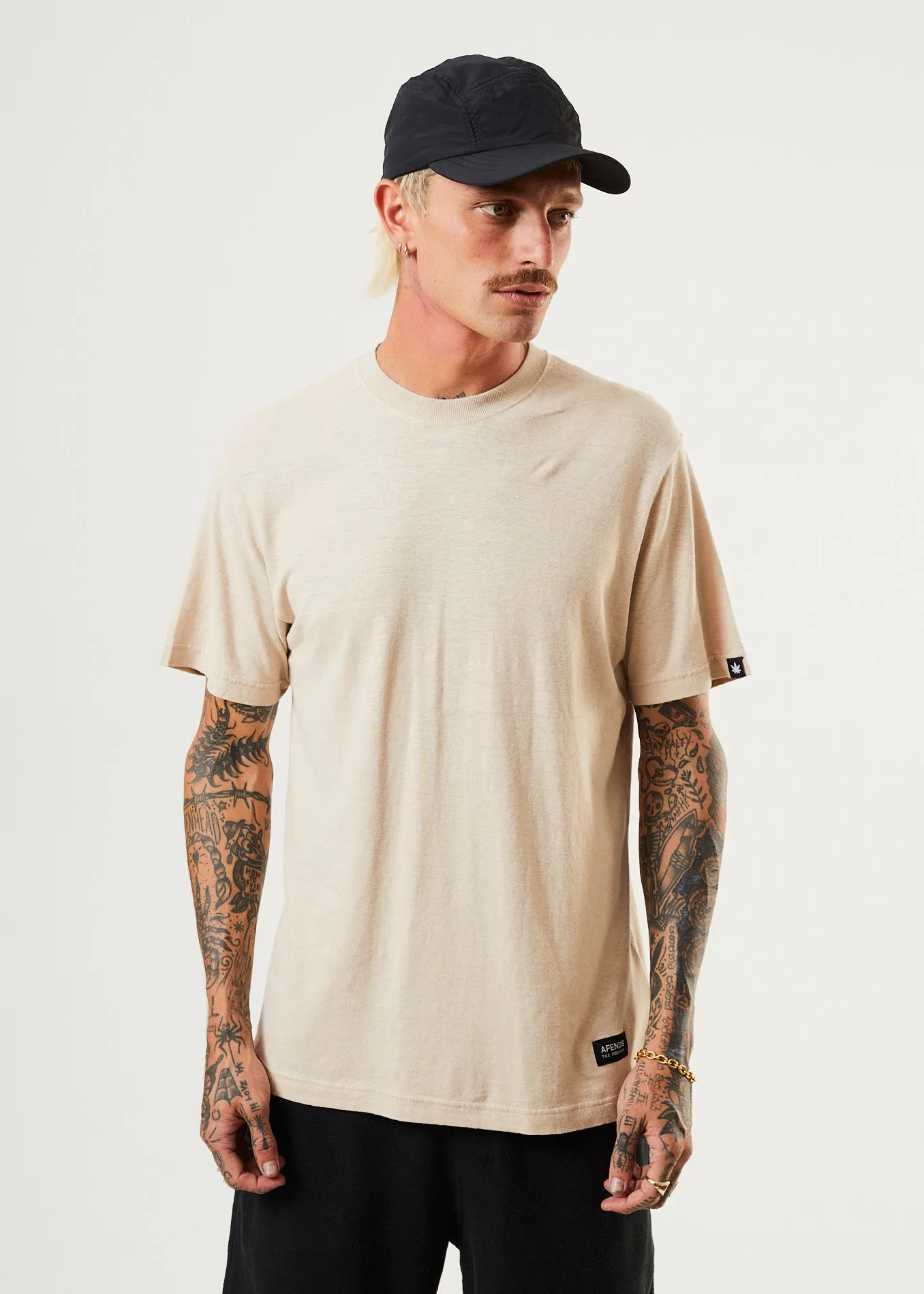 AFENDS Mens Classic - Retro Tee - Bone sold by Afends