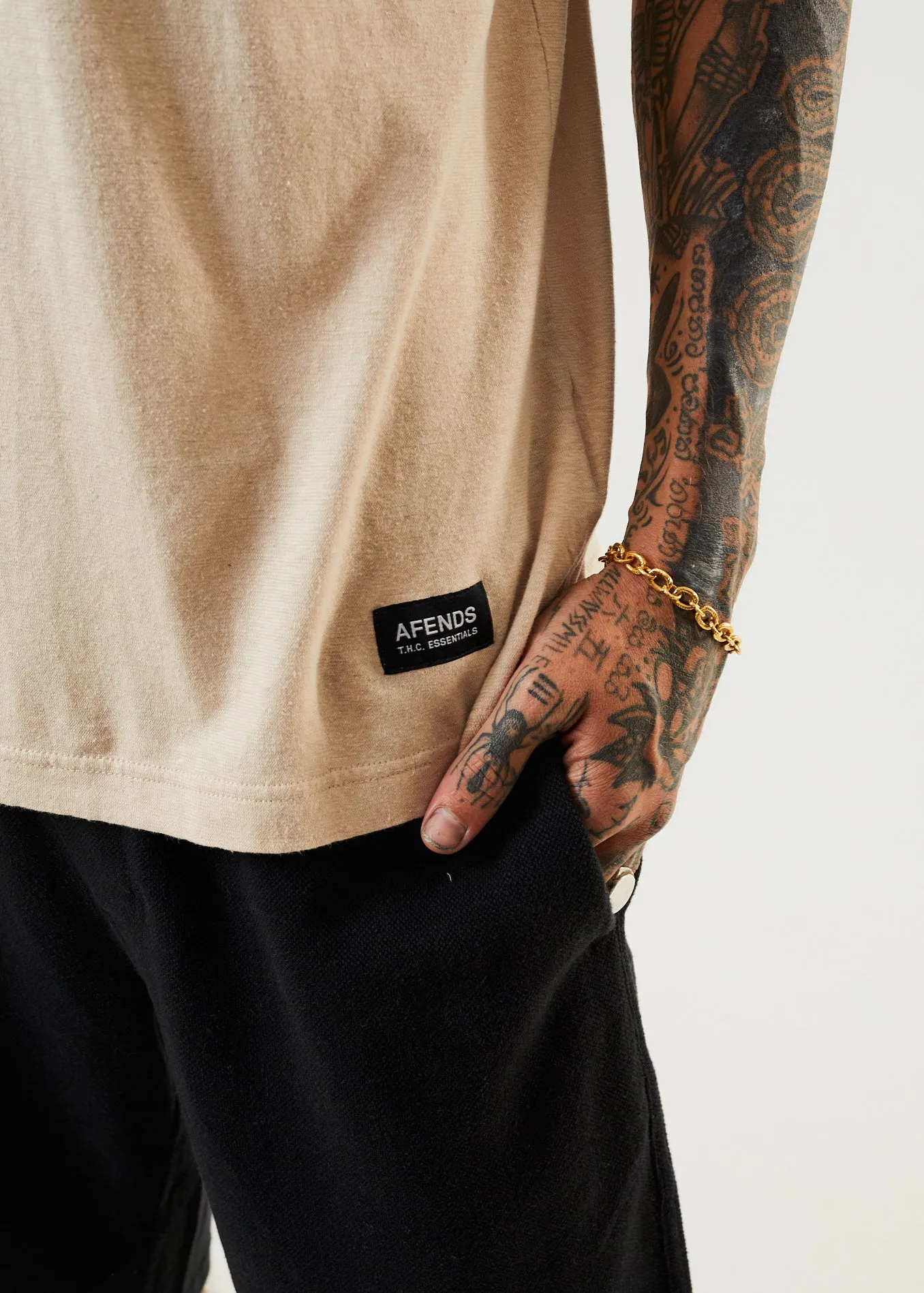 AFENDS Mens Classic - Retro Tee - Bone sold by Afends product image thumbnail 4