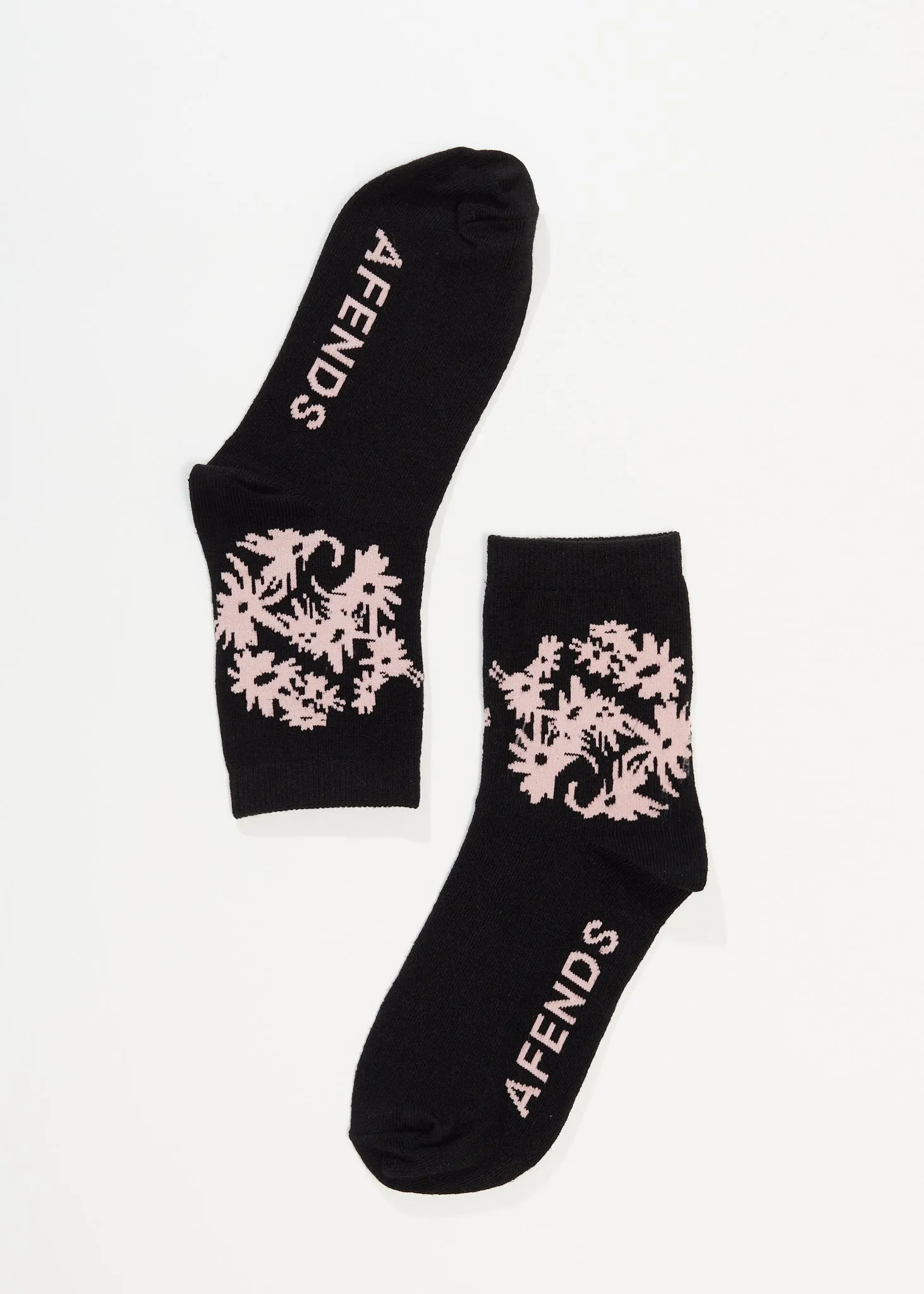 AFENDS Unisex Vise - Crew Socks - Black sold by Afends product image thumbnail 3