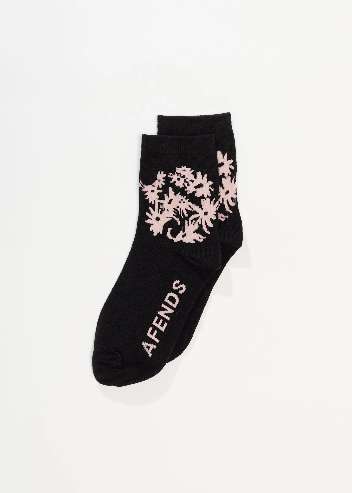 AFENDS Unisex Vise - Crew Socks - Black sold by Afends product image thumbnail 5