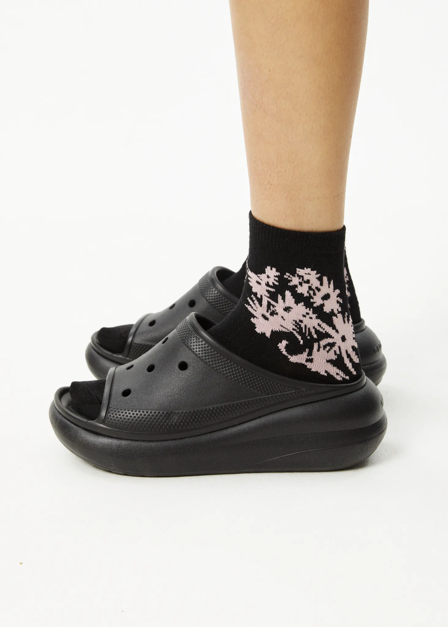 AFENDS Unisex Vise - Crew Socks - Black sold by Afends product image thumbnail 2