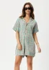 AFENDS Womens Millie Kokomo - Playsuit - Tan Check sold by Afends