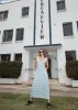 AFENDS Womens Position - Seersucker Maxi Dress - Lake Check sold by Afends