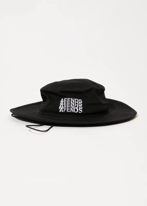 AFENDS Mens Limits - Bucket Hat - Black sold by Afends