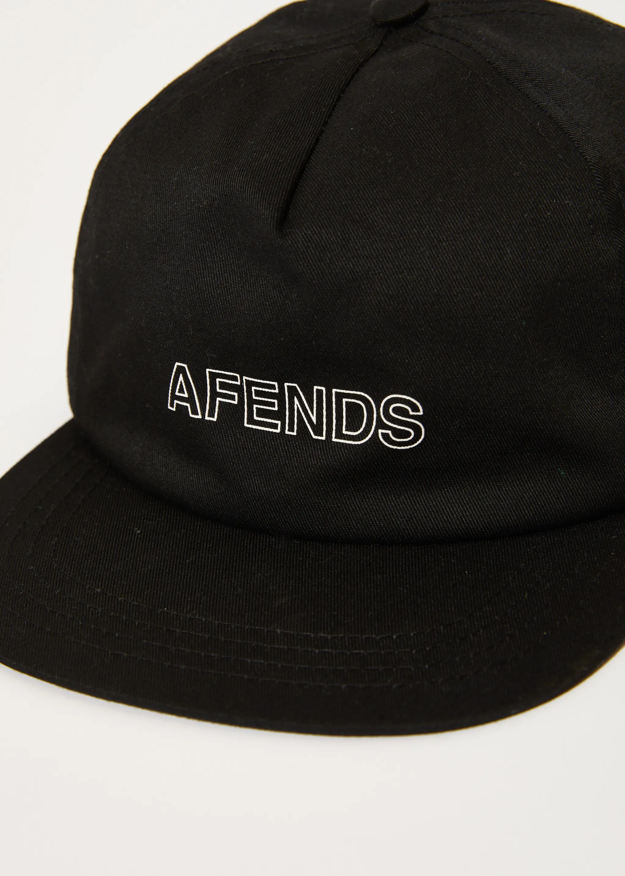 AFENDS Unisex Outline - 5 Panel Cap - Black sold by Afends product image thumbnail 2