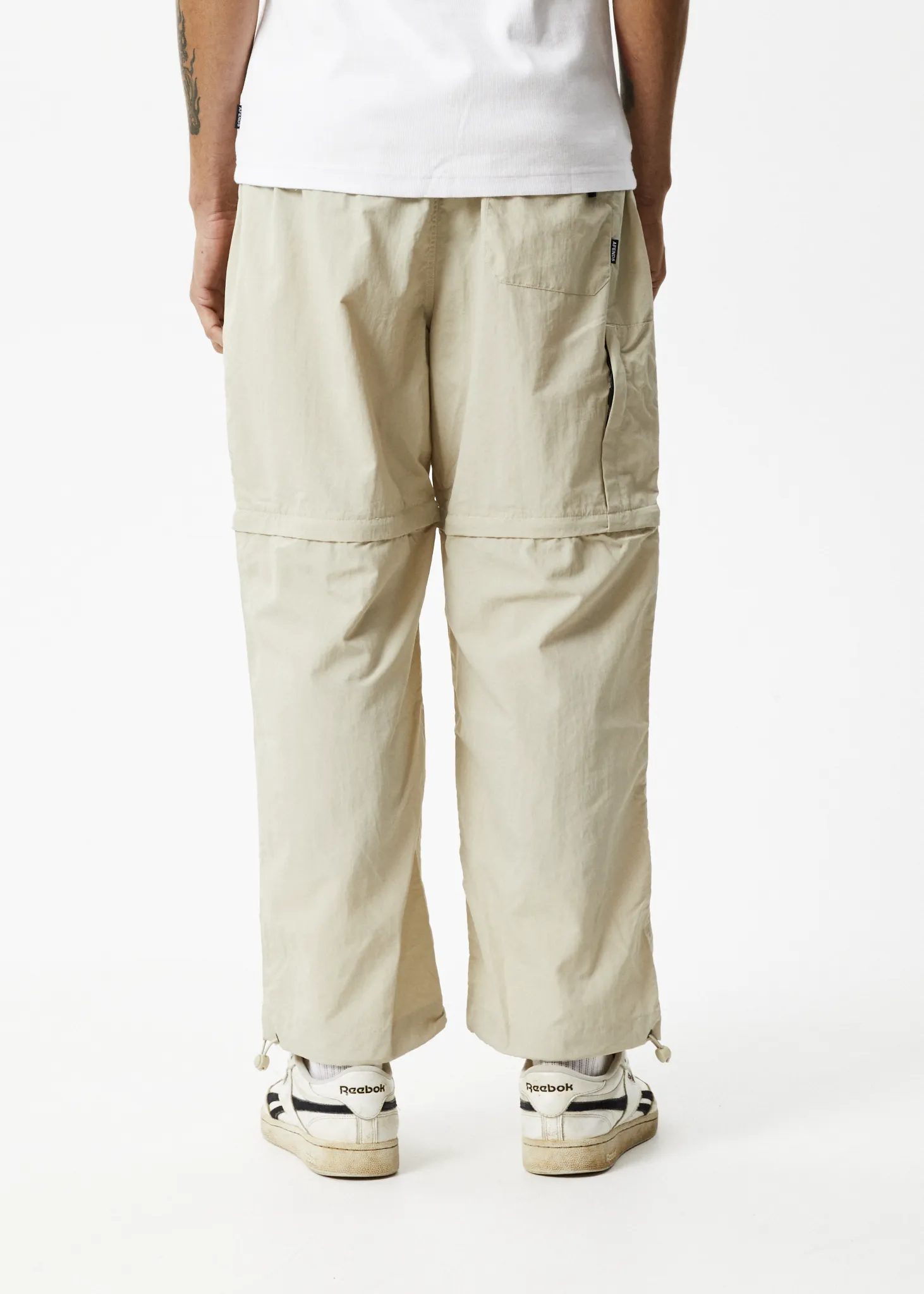 AFENDS Mens Antimatter - Zip Off Spray Pants - Cement sold by Afends product image thumbnail 5
