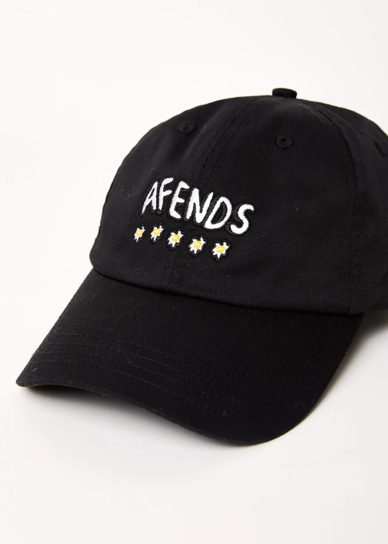 AFENDS Unisex Flowers - Baseball Cap - Black sold by Afends product image thumbnail 2