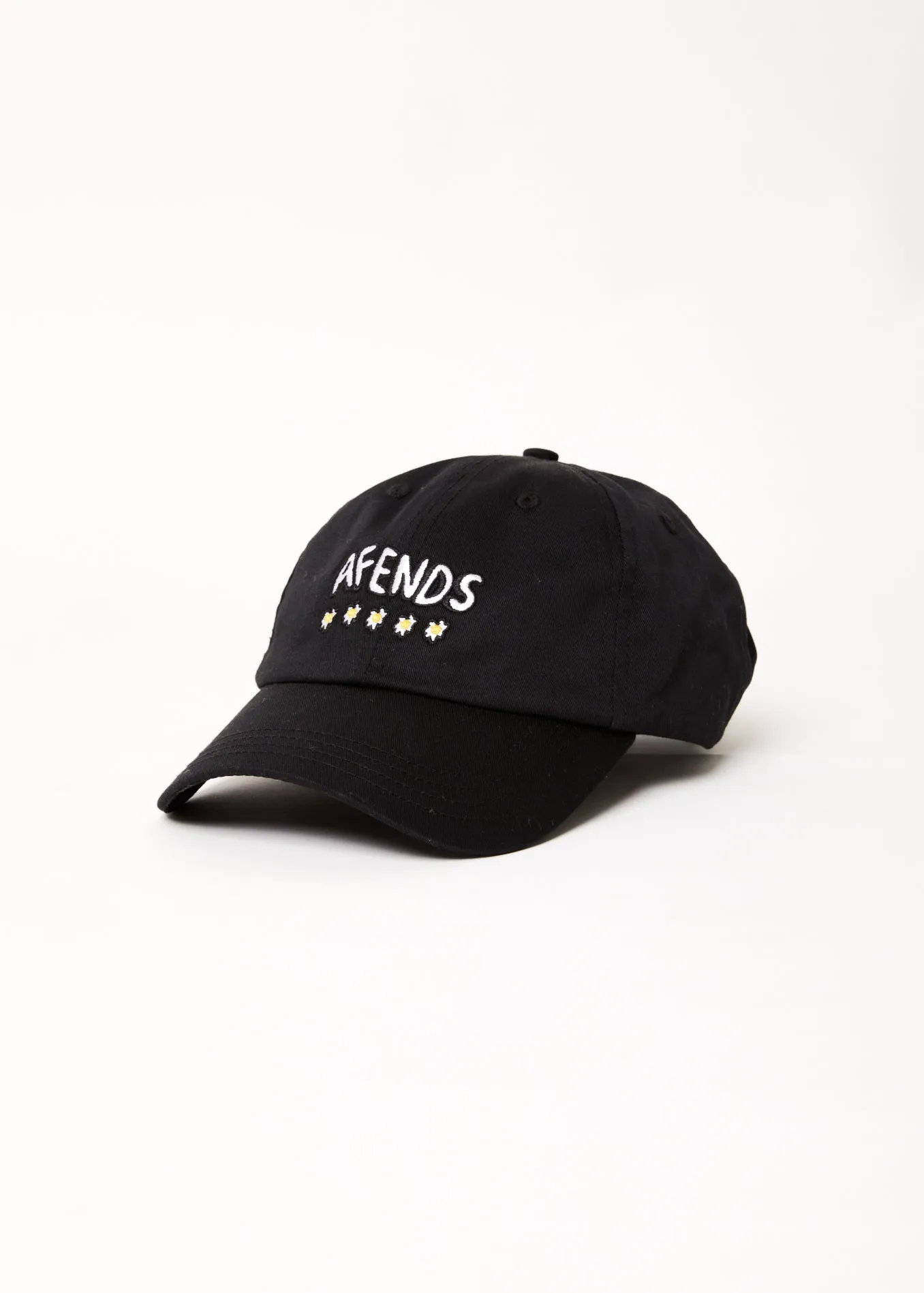 AFENDS Unisex Flowers - Baseball Cap - Black sold by Afends