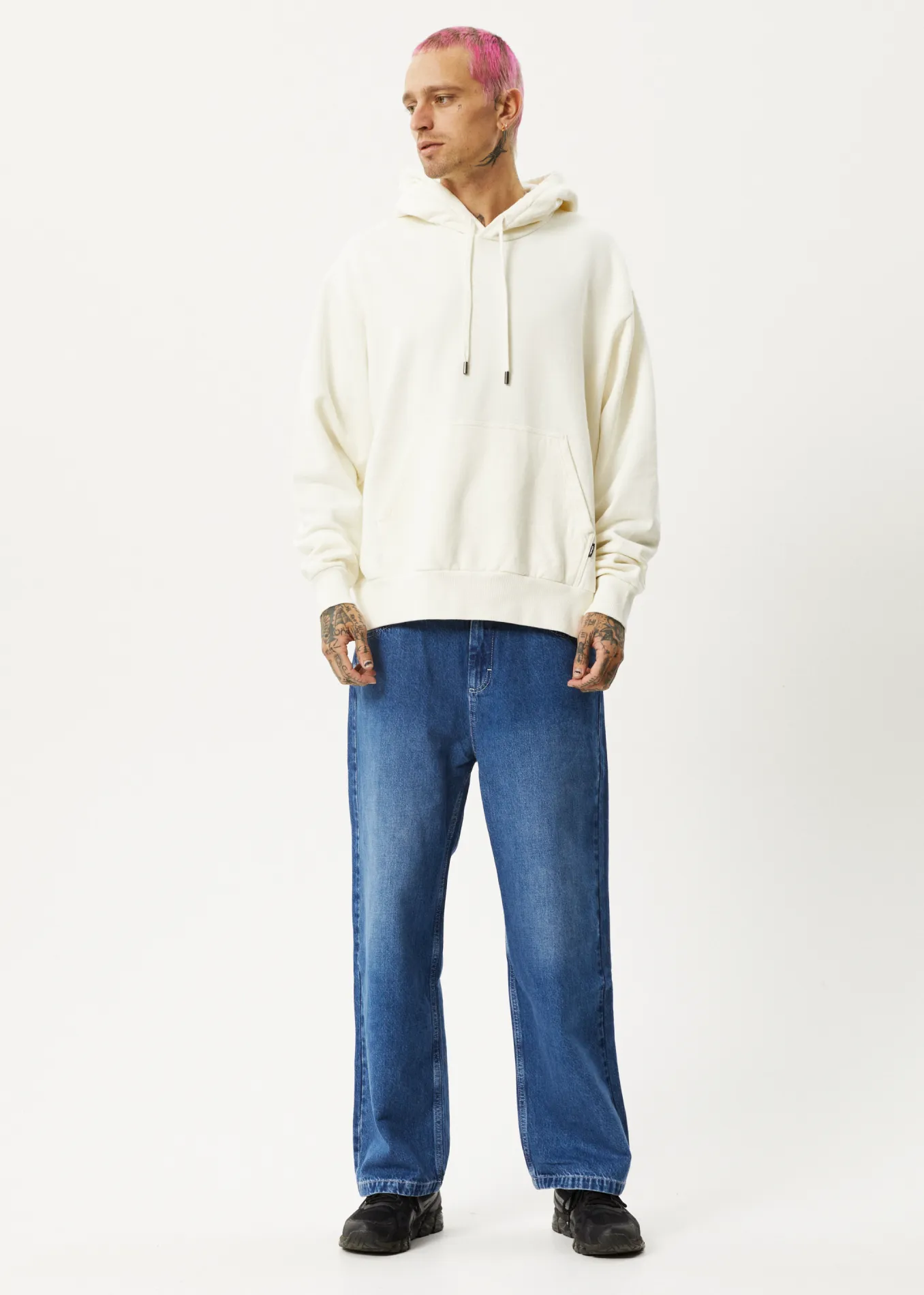 AFENDS Unisex Vacancy - Unisex Hoodie - Off White sold by Afends product image thumbnail 3