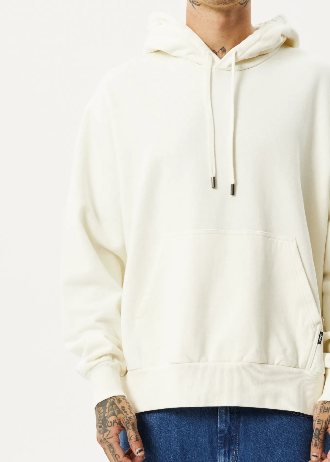AFENDS Unisex Vacancy - Unisex Hoodie - Off White sold by Afends product image thumbnail 2