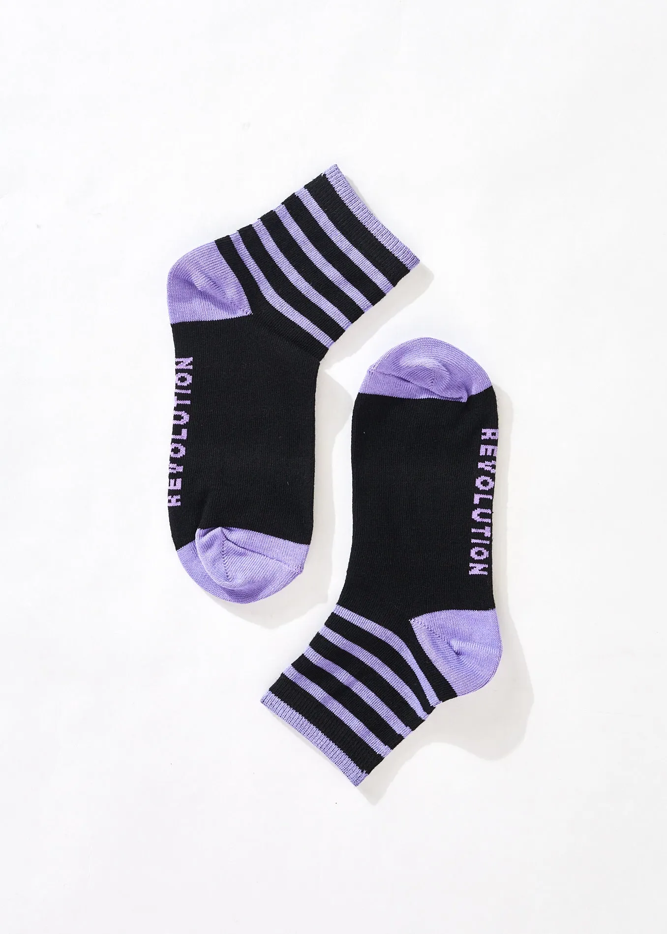 AFENDS Unisex Donnie - Crew Socks - Plum sold by Afends