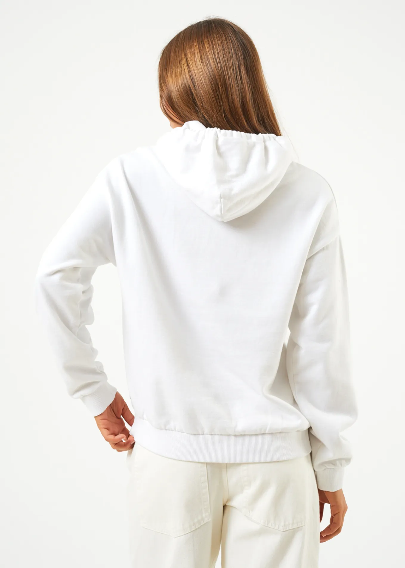 AFENDS Womens Toosie - Hoodie - White sold by Afends product image thumbnail 5