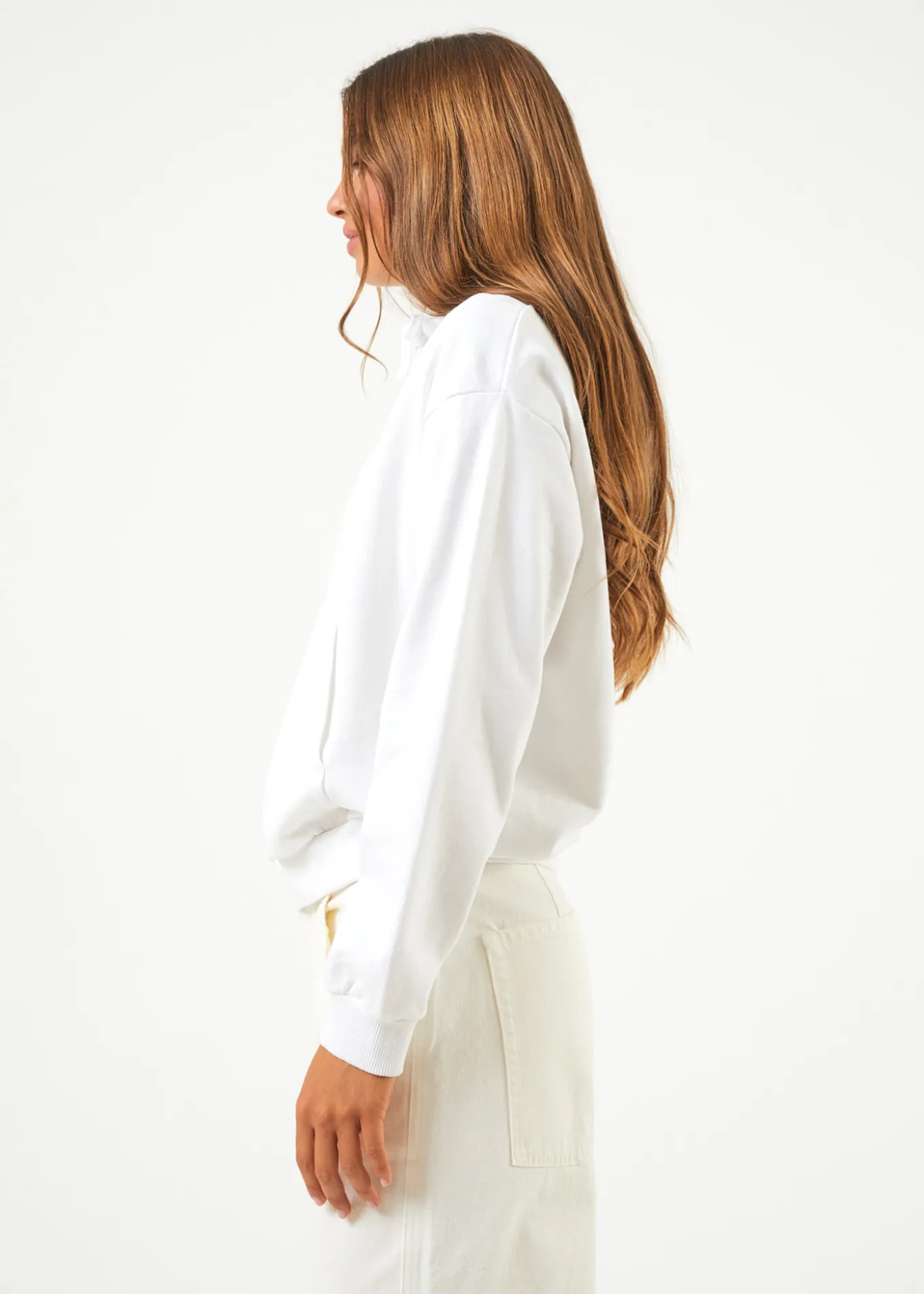 AFENDS Womens Toosie - Hoodie - White sold by Afends product image thumbnail 4