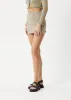 AFENDS Womens Clara - Knit Mini Skirt - Olive sold by Afends