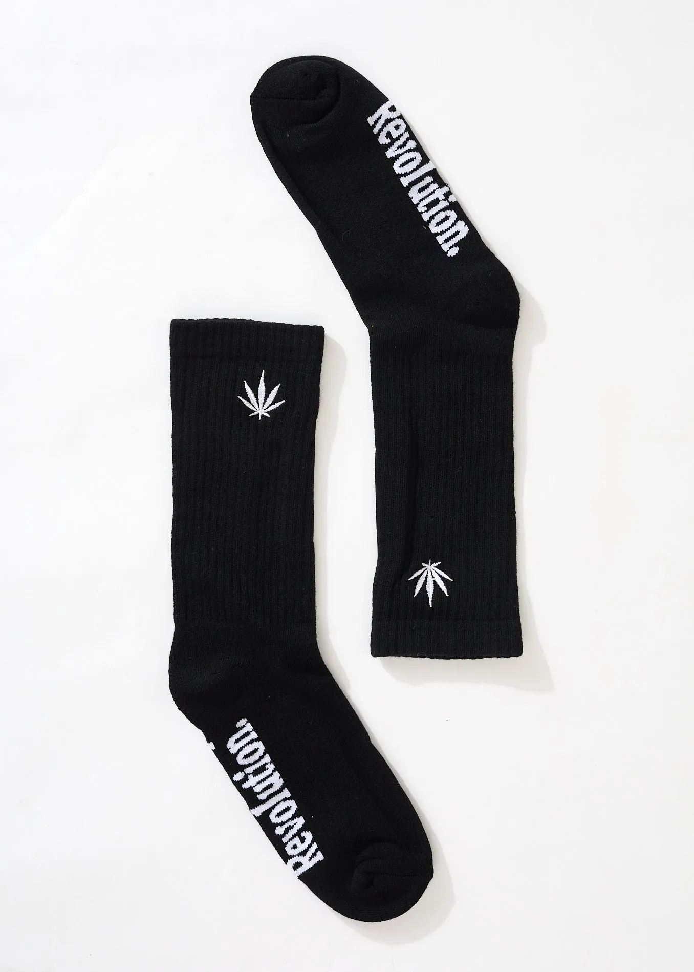 AFENDS Unisex Happy - Socks One Pack - Black sold by Afends product image thumbnail 2