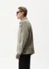 AFENDS Mens Late Start - Herringbone Work Jacket - Olive sold by Afends