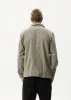 AFENDS Mens Late Start - Herringbone Work Jacket - Olive sold by Afends