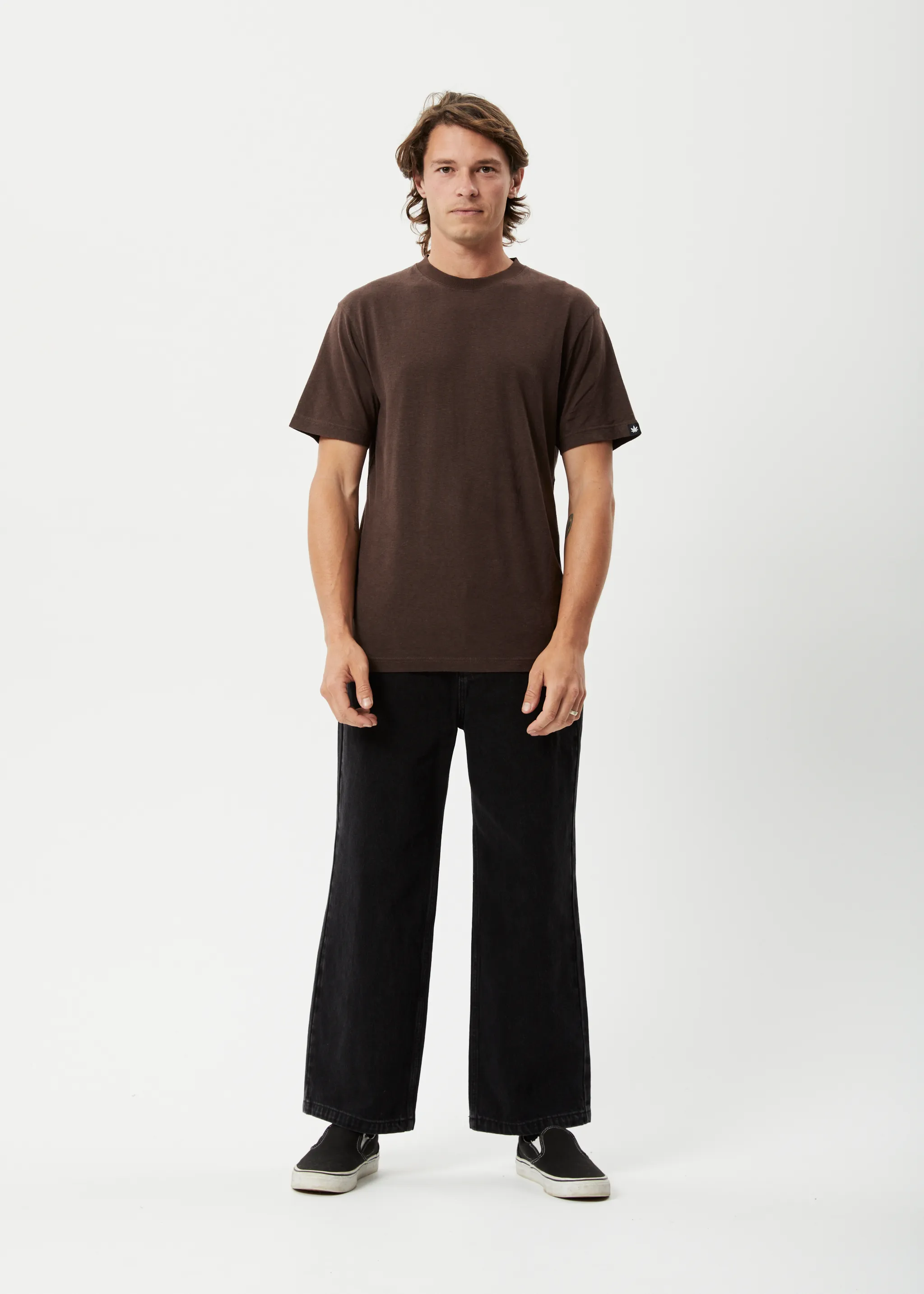 AFENDS Mens Classic - Hemp Retro T-Shirt - Earth sold by Afends product image thumbnail 3