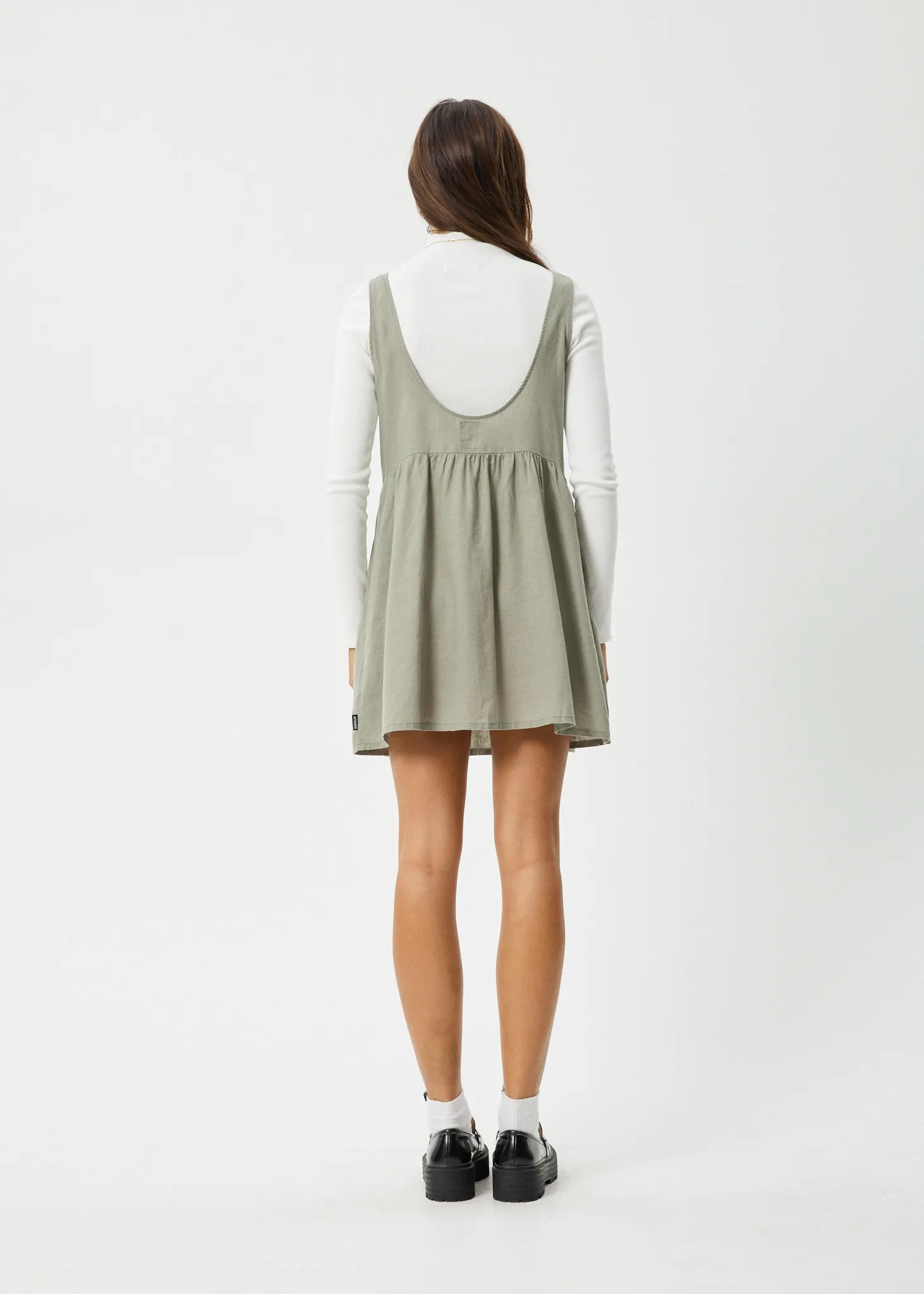AFENDS Womens Jesse - Mini Dress - Olive sold by Afends product image thumbnail 5