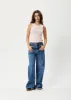 AFENDS Womens Daze Jasmin - Ribbed Singlet - Lotus sold by Afends