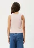AFENDS Womens Daze Jasmin - Ribbed Singlet - Lotus sold by Afends