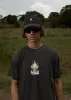 AFENDS Mens Magic Wizzo - Boxy T-Shirt - Stone Black sold by Afends