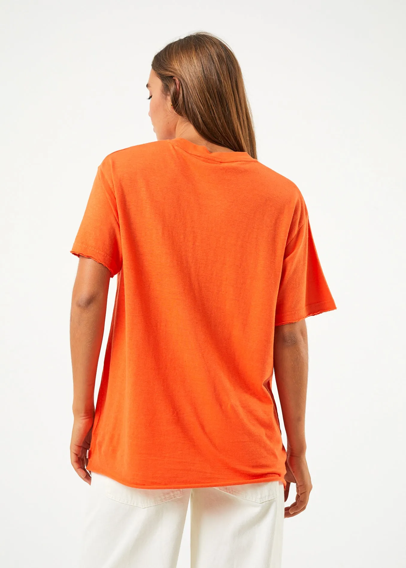 AFENDS Womens Slay - Oversized Tee - Orange sold by Afends product image thumbnail 5