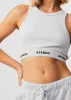 AFENDS Womens Rise - Ribbed Singlet - Smoke sold by Afends