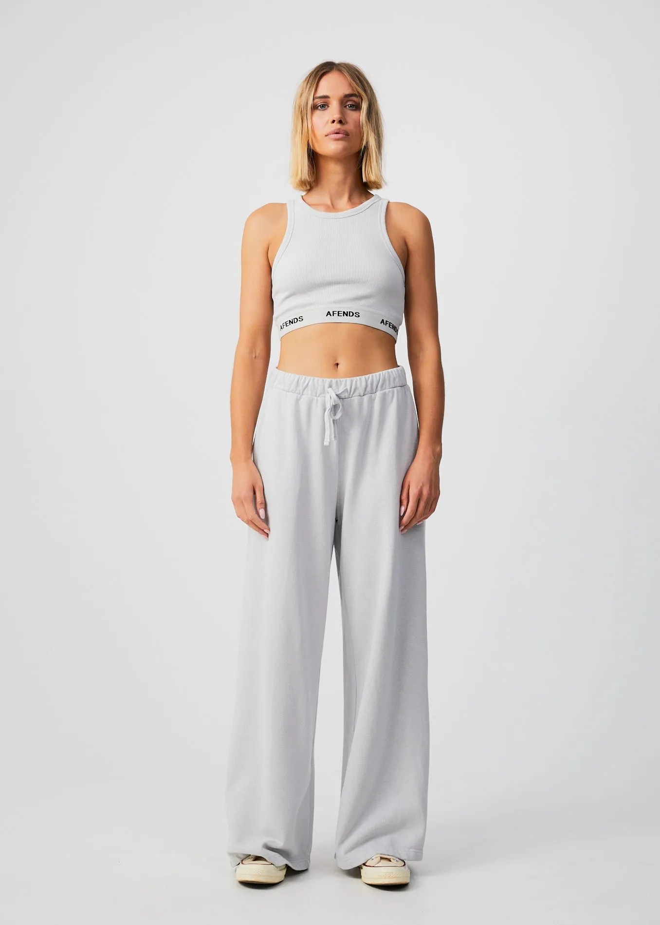 AFENDS Womens Rise - Ribbed Singlet - Smoke sold by Afends product image thumbnail 3