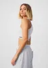 AFENDS Womens Rise - Ribbed Singlet - Smoke sold by Afends
