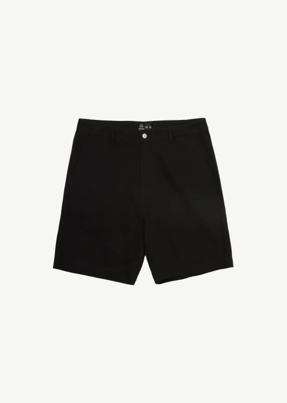 AFENDS Mens Ninety Twos - Chino Short - Black sold by Afends