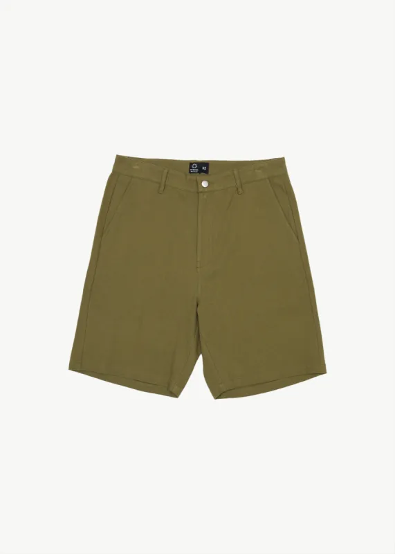 AFENDS Mens Ninety Twos - Fixed Waist Short 19" - Military sold by Afends