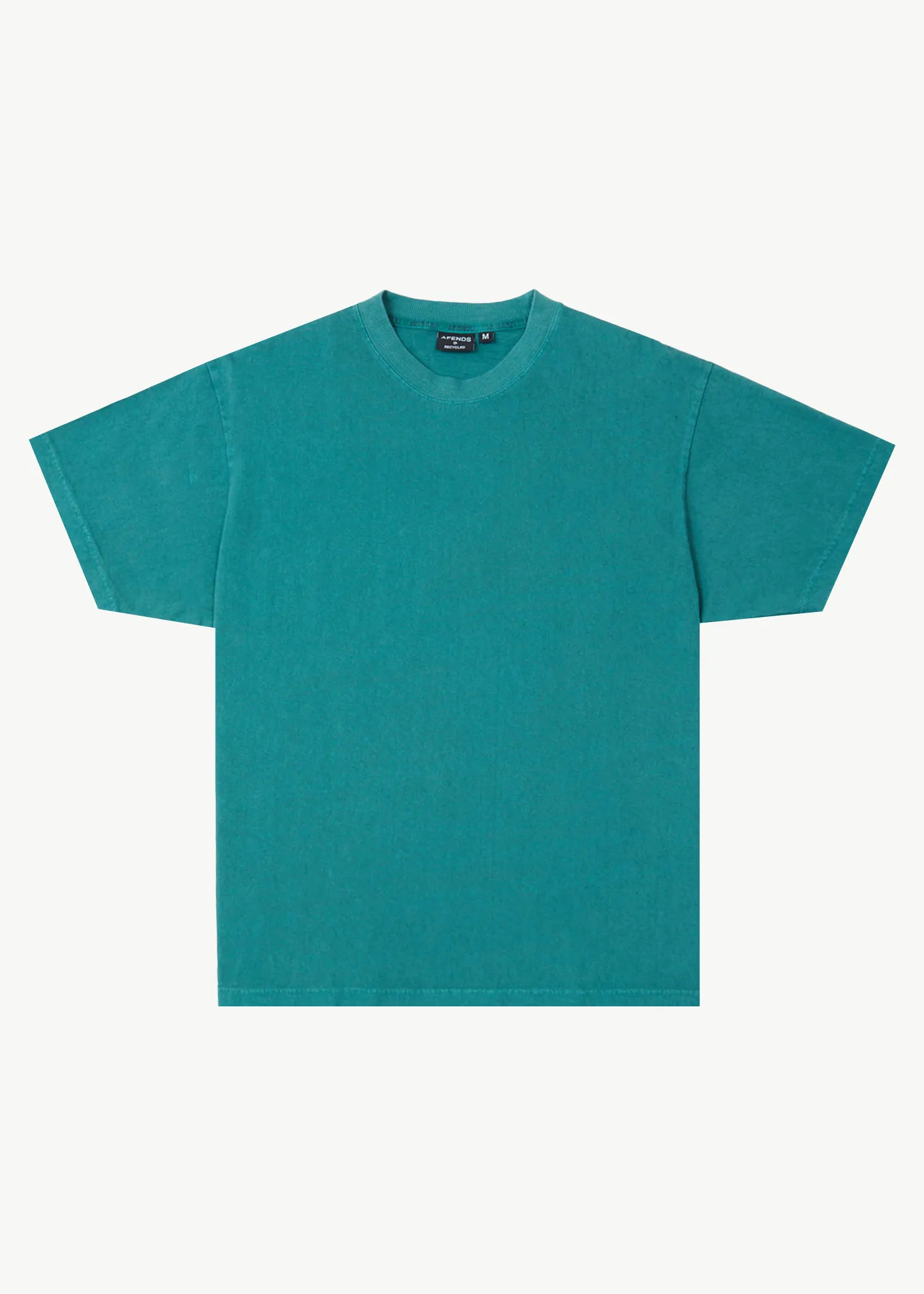 AFENDS Mens Genesis - Heavyweight Boxy Tee - Washed Pine sold by Afends