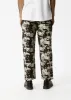 AFENDS Mens Ninety Eights - Baggy Elastic Waist Pant - Earth Camo sold by Afends