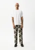 AFENDS Mens Ninety Eights - Baggy Elastic Waist Pant - Earth Camo sold by Afends