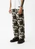 AFENDS Mens Ninety Eights - Baggy Elastic Waist Pant - Earth Camo sold by Afends