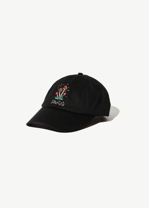 AFENDS Unisex Journey Inward - 6 Panel Cap - Black sold by Afends