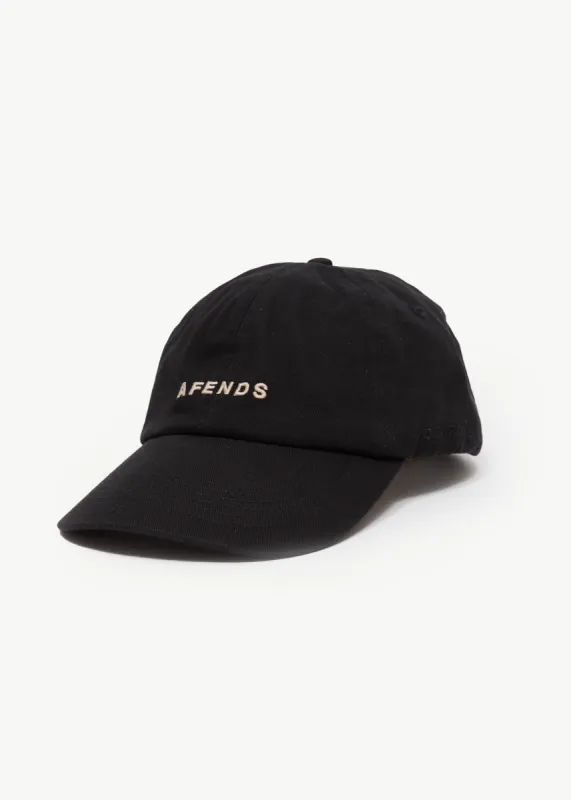 AFENDS Womens Daylight - Panelled Cap - Stone Black sold by Afends