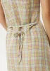 AFENDS Womens Kali - Hemp Maxi Dress - Pistachio Check sold by Afends