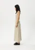 AFENDS Womens Kali - Hemp Maxi Dress - Pistachio Check sold by Afends